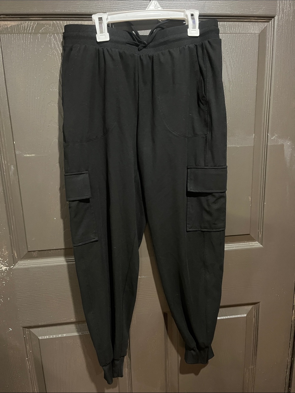 Black Cargo Jogger Pants - Comfortable Casual Fit